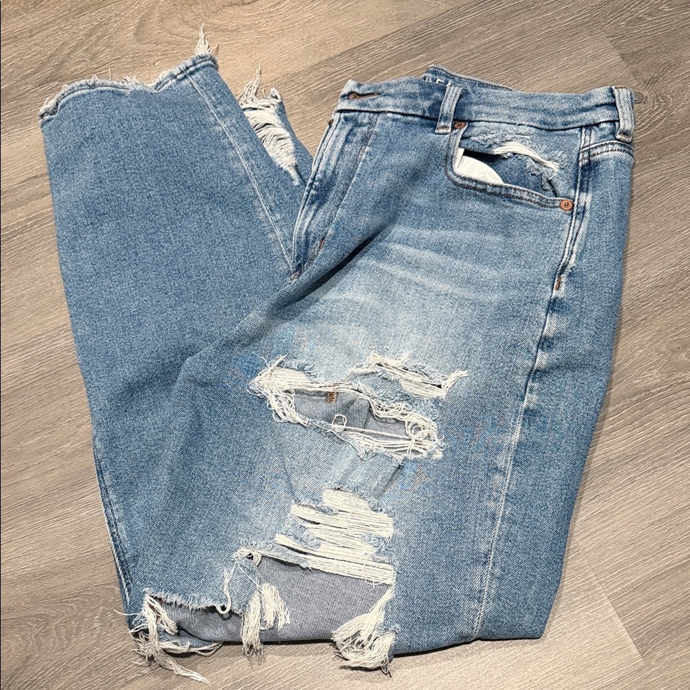 American Eagle Outfitters Blue Straight Leg Jeans